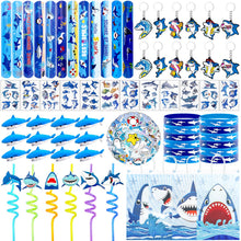 134 Pcs Shark Party Favors with Shark Straws Shark Bracelets Wristbands Tattoo Stickers Erasers Keychains Goodie Bags… — Complimentary Gift with $68+ Orders; If the Gift Is Out of Stock or Its Price Rises, Order Cancelled with Full Refund Before Shipment