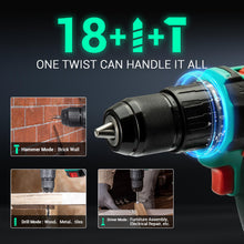 DCA 20V Brushless Hammer Drill Cordless, Impact Drill, 1/2" All-Metal Keyless Chuck,with Battery & Charger,ADJZ2055i — Complimentary Gift with $202+ Orders; If the Gift Is Out of Stock or Its Price Rises, Order Cancelled with Full Refund Before Shipment