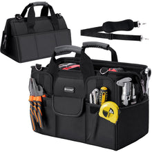 TICONN Heavy Duty Tool Bag Organizer, Portable Tool Box with Shoulder Strap — Complimentary Gift with $69+ Orders; If the Gift Is Out of Stock or Its Price Rises, Order Cancelled with Full Refund Before Shipment