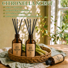 STRN Citronella Reed Diffuser Set, Lemongrass Scent Diffuser 10.14 Fl Oz — Complimentary Gift with $42+ Orders; If the Gift Is Out of Stock or Its Price Rises, Order Cancelled with Full Refund Before Shipment