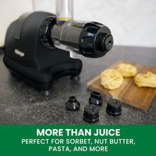 Omega MM900S Cold Press Juicer Machine, Triple-Stage 80-RPM Slow Masticating, 200-Watts, Black — Complimentary Gift with $410+ Orders; If the Gift Is Out of Stock or Its Price Rises, Order Cancelled with Full Refund Before Shipment