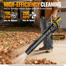 700 CFM Leaf Blower Compatible with DeWalt 20V Max Battery (Bare Tool) — Complimentary Gift with $200+ Orders; If the Gift Is Out of Stock or Its Price Rises, Order Cancelled with Full Refund Before Shipment