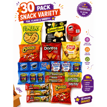 30 Pack Snack Variety Box – Chips, Candy & Cookies Mix | Bulk Snacks great for mothers day