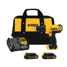 DEWALT 20V Max Cordless Drill Driver Set, Motor, Includes 2 XR Li-Ion Batteries, Charger and Contractor Bag (DCD771C2) — Complimentary Gift with $187+ Orders; If the Gift Is Out of Stock or Its Price Rises, Order Cancelled with Full Refund Before Shipment