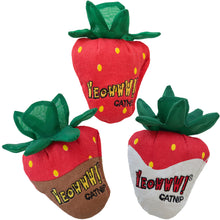 Yeowww!, Strawberries Catnip Cat Toy, 3 Count — Complimentary Gift with $37+ Orders; If the Gift Is Out of Stock or Its Price Rises, Order Cancelled with Full Refund Before Shipment
