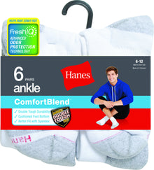 Hanes Men's Hanes Men's Performance Ankle Socks, 6-pair Pack — Complimentary Gift with $46+ Orders; If the Gift Is Out of Stock or Its Price Rises, Order Cancelled with Full Refund Before Shipment