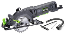 Genesis 4-1/2" Compact Circular Saw, 24T Blade, 45° Bevel, Guide — Complimentary Gift with $132+ Orders; If the Gift Is Out of Stock or Its Price Rises, Order Cancelled with Full Refund Before Shipment