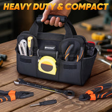 TICONN Heavy Duty Tool Bag Organizer, Portable Tool Box with Shoulder Strap — Complimentary Gift with $69+ Orders; If the Gift Is Out of Stock or Its Price Rises, Order Cancelled with Full Refund Before Shipment
