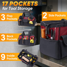 TICONN Heavy Duty Tool Bag Organizer, Portable Tool Box with Shoulder Strap — Complimentary Gift with $72+ Orders; If the Gift Is Out of Stock or Its Price Rises, Order Cancelled with Full Refund Before Shipment