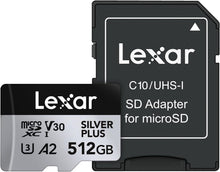 Lexar Professional 1066x microSD 512GB (LSDMI512BBN1666) — Complimentary Gift with $165+ Orders; If the Gift Is Out of Stock or Its Price Rises, Order Cancelled with Full Refund Before Shipment