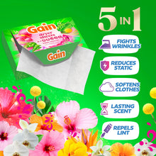 Gain, Laundry Dryer Sheets, Fabric Softener Anti Static Sheets, Happy Hibiscus Scent, 240 Count — Complimentary Gift with $27+ Orders; If the Gift Is Out of Stock or Its Price Rises, Order Cancelled with Full Refund Before Shipment