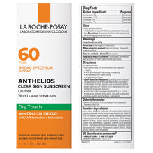 La Roche-Posay Anthelios Clear Skin Dry Touch Sunscreen for Face, SPF 60 — Complimentary Gift with $52+ Orders; If the Gift Is Out of Stock or Its Price Rises, Order Cancelled with Full Refund Before Shipment