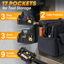 TICONN Heavy Duty Tool Bag Organizer, Portable Tool Box with Shoulder Strap — Complimentary Gift with $72+ Orders; If the Gift Is Out of Stock or Its Price Rises, Order Cancelled with Full Refund Before Shipment