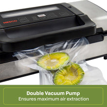 Nesco Deluxe Food VS-12 Vacuum Sealer, 130 Watts, Kit Bags & Viewing Lid, Compact, Silver — Complimentary Gift with $201+ Orders; If the Gift Is Out of Stock or Its Price Rises, Order Cancelled with Full Refund Before Shipment