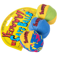 Yeowww! Catnip My Cats Balls Toys for Cats - 3-Pack - Durable Cotton Twill - Made in the USA - Stuffed with Organicall… — Complimentary Gift with $37+ Orders; If the Gift Is Out of Stock or Its Price Rises, Order Cancelled with Full Refund Before Shipment