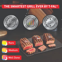 T-Fal OptiGrill Stainless Steel XL Electric Grill, 6 Servings, 9 Intelligent Automatic Cooking Modes, 1800 Watts — Complimentary Gift with $270+ Orders; If the Gift Is Out of Stock or Its Price Rises, Order Cancelled with Full Refund Before Shipment