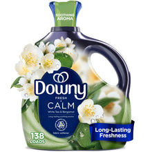 Downy Calm Liquid Fabric Softener, White Tea and Bergamot Scent, 93 fl oz, 138 Loads — Complimentary Gift with $31+ Orders; If the Gift Is Out of Stock or Its Price Rises, Order Cancelled with Full Refund Before Shipment