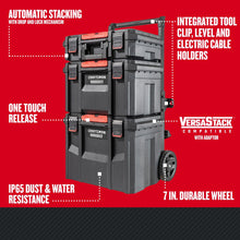 CRAFTSMAN VERSASTACK XL Rolling Tower Tool Storage System, 4 piece (CMST60420) — Complimentary Gift with $419+ Orders; If the Gift Is Out of Stock or Its Price Rises, Order Cancelled with Full Refund Before Shipment