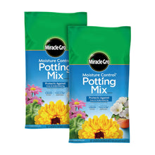 Miracle-Gro Moisture Control Potting Mix, 16 qt. (2-Pack) — Complimentary Gift with $51+ Orders; If the Gift Is Out of Stock or Its Price Rises, Order Cancelled with Full Refund Before Shipment