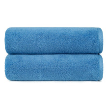 Amazon Basics Quick-Dry Bath Towels 2-Pack 100% Cotton 54x30 Inch Lake Blue — Complimentary Gift with $43+ Orders; If the Gift Is Out of Stock or Its Price Rises, Order Cancelled with Full Refund Before Shipment