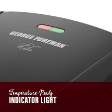 George Foreman 4-Serving Indoor Grill with Removable Plates, Black — Complimentary Gift with $91+ Orders; If the Gift Is Out of Stock or Its Price Rises, Order Cancelled with Full Refund Before Shipment