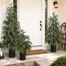 3PCS Christmas Artificial Cedar Trees for Outdoors Decorations, 2FT/3FT/4FT — Complimentary Gift with $97+ Orders; If the Gift Is Out of Stock or Its Price Rises, Order Cancelled with Full Refund Before Shipment