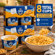 2 Pack Plant Based Mac And Cheese Cups With Original Pasta And Creamy Sauce Mix Microwave Ready Meal For Quick Lunches Easy Dinners Snacks Office Meals And Pantry Convenience 4 Cups Per Pack