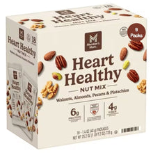 Member's Mark Heart Healthy Nut Mix Multipack, Snack Packs, Protein Rich, On-the-Go Healthy Snacks, 9 Packs (1.4 oz)