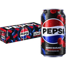 Zero Sugar Wild Cherry Cola Soda Drink, 11 fl oz Cans, 12 Pack Refreshing Carbonated Beverage