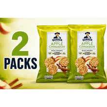 Quaker Popped Gluten Free Apple Cinnamon Rice Crisps, 7.04 oz Bag – Light & Crispy Apple Cinnamon Rice Snacks