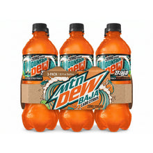 (3 Pack) Mountain Dew Zero Sugar Baja Blast, Citrus Flavored Soda, 20 fl oz Bottles, Sugar-Free Soft Drink