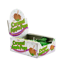 Tootsie Roll Caramel Apple Pops – Caramel Covered Green Apple Candy Lollipops – Bulk Gluten Free Candy – 1 Display Box Package – 48 Count
