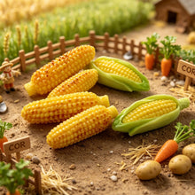 Simulation Mini Corn Resin Additions Autumn Harvest Farm Food Game Ornament Cream Glue Mobile Phone Case Handmade Material