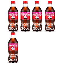 Coca-Cola Cherry Float Soda Pop Bottle, 20 fl oz 5 Packs