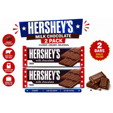 Milk Chocolate Candy Bars, Smooth Chocolate Snack, 1.55 oz Each, 2 Pack