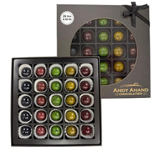 Andy Anand Monet-Inspired Chocolate Bon Bon Truffles Collection – Artisan Assorted Gourmet Chocolates, 25-Piece Gift Box (6.52 oz)