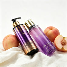 Fragrance Set - 8 Oz Body Lotion And 8.5 Fl Oz Body Mist Combo, Peach And Apple Scented Body Care Set; Creamy-Scented Body Mist And Lotion Duo, Gifts for Women, Daily Body Care Gift Set for Birthday And Holidays
