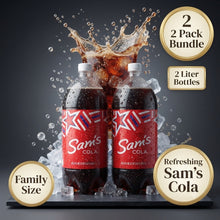 **Cola Carbonated Soft Drink, Refreshing Soda Beverage, Family Size Value Pack, Ready-to-Drink Fizzy Drink, 2 Liter Bottles, 2 Pack**