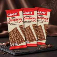 Hershey's Symphony Milk Chocolate Giant Candy, Bar 7.37 oz, 25 Pieces