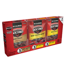 Jack Link's Value Bundle-Premium Packaging Beef Jerky Snack Variety Pack – Savory Ready-to-Eat Strips, Individually Packed On-the-Go Snacks, 1.25 oz Bags, 8Count Value Box