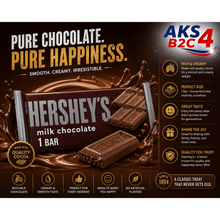 Hershey's Milk Chocolate Full Size Candy Bar, 1.55 oz, 1 pack