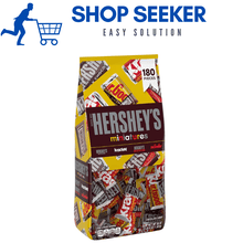 HERSHEY’S Miniatures Variety Pack Chocolate Candy, 180 Pieces | Assorted Bite-Sized Chocolate Bars Including Hershey’s Milk Chocolate, Hershey’s Special Dark, Krackel, and Mr. Goodbar