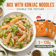 Konjac Snack 3-Pack, Small And Spicy, Mix with Konjac Noodles, WEI LONG, Moyushuang, 13.05 OZ Total, High Fiber Low Calorie Plant-Based Snack, Individually Wrapped Spicy Snacks, Perfect for Salad, Noodles, Lunch, Office, on The Go