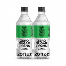 2 pack Sprite Zero Sugar Lemon-Lime Caffeine Free Soda Pop Bottle, 20 fl oz