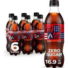 Coca-Cola Zero Sugar Soda Soft Drink Bottles, 16.9 fl oz, 6 Pack | Carbonated cola soda pop with zero calories