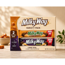 Milky Way Chocolate Bar Variety Pack, Milk Chocolate & Midnight Dark Chocolate, Caramel & Nougat Candy Bars