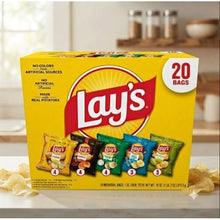 Lay's Snacks Mix Potato Chips Variety Pack, 1.3 oz, 20 Count ( Delicious LAY'S crunchy snack )