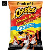 *Cheetos Flamin' Hot Crunchy Cheese Flavored Corn Snacks – Spicy Party Size Snack Bag, 15 oz*