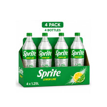 Sprite Lemon-Lime Caffeine Free Soda Pop, 1.25 Liter Bottle | Crisp Lemon-Lime Flavor | Refreshing Carbonated Soft Drink 4 packs
