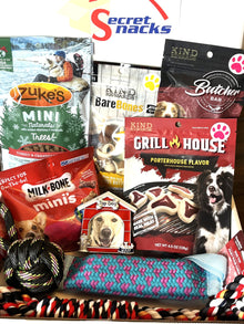 Dog Gift Box with Bonus Picture Frame for Your Favorite Fur Baby! Filled with Treats & Toys to Keep Your Canine Entert… — Complimentary Gift with $80+ Orders; If the Gift Is Out of Stock or Its Price Rises, Order Cancelled with Full Refund Before Shipment